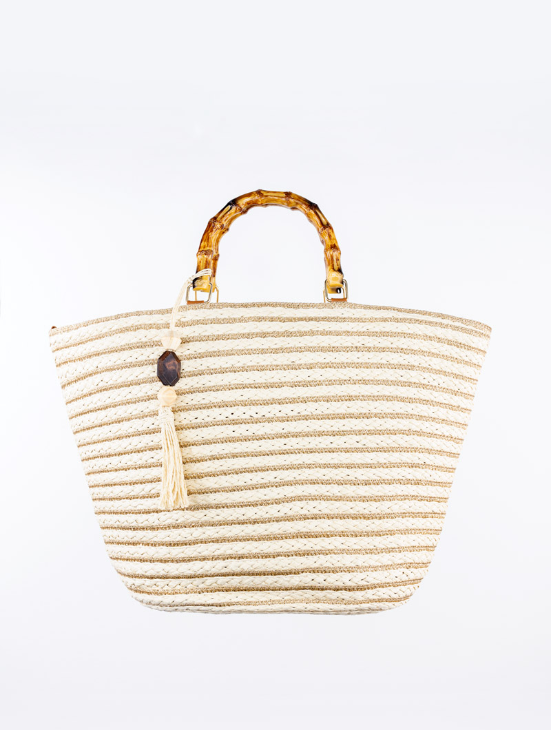 Sac couffin en paille